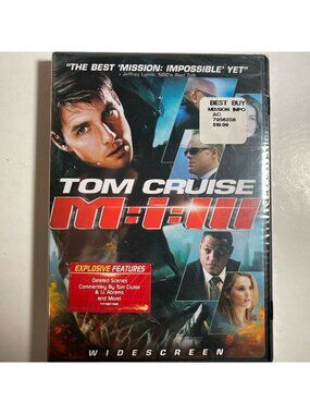 Mission Impossible 3 DVD 2006 Widescreen Tom Cruise Brand New Sealed